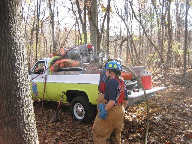 EMS Lt. Kerri Haynes surveys the scene